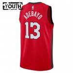 Maillot NBA Miami Heat Bam Adebayo Nike 2024-25 City Edition Rouge Swingman - Enfant